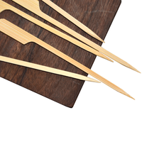 Brochettes jetables en bambou pour hot-dogs, vente en gros, 25cm/30cm/40cm