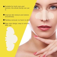 Hoygi Patchs Nasaux Hydrocolloïdes 12 Pièces Dissimulateur Invisible pour Nettoyer les Points Noirs, l'Acné et les Pores du Visage