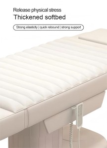 Unirelax - Lit esthétique électrique professionnel - Mobilier de salon - Chaise pour extensions de cils - Lit de massage facial en mousse - Lit de beauté électrique pour spa - Product Image 5
