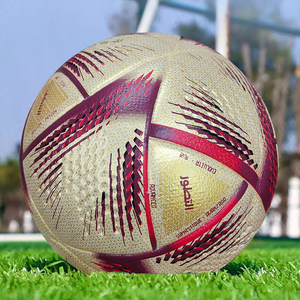 Ballon de football officiel professionnel de qualité supérieure, thermocollé, taille 5, en PU collé, pour la <span class=keywords><strong>Coupe</strong></span> <span class=keywords><strong>du</strong></span> <span class=keywords><strong>Monde</strong></span> <span class=keywords><strong>2022</strong></span> et l'entraînement de la Premier League - Product Image 4