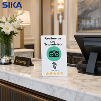 بطاقة NFC قابلة للبرمجة من SIKA بتردد 13.56 ميجاهرتز، سعة 504 بايت، لوسائل التواصل الاجتماعي NFC215، بطاقة أعمال لمراجعات جوجل، مقاومة للماء والظروف الجوية