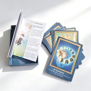 Cartas de Oráculo de Papel con Diseño Personalizado y Impresión Personalizada, Mazos de Cartas de Oráculo, Cartas del Tarot en Español con Caja con Tapa y Base - Product Image 4