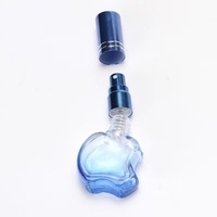 Nouvelle conception, flacon de parfum miniature rechargeable de 10 ml, coloré, en forme de pomme, en verre, flacon de parfum cosmétique, récipient en verre