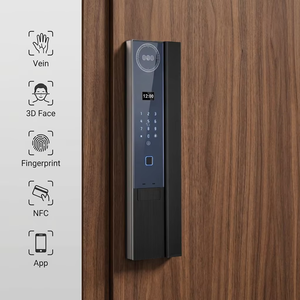 <span class=keywords><strong>Cerradura</strong></span> <span class=keywords><strong>Inteligente</strong></span> Vertexis para Puertas <span class=keywords><strong>de</strong></span> Aluminio/Madera, Control por Aplicación Tuya, Cámara WiFi, Huella Dactilar, <span class=keywords><strong>Seguridad</strong></span> Biométrica, Entrada sin Llave - Product Image 1