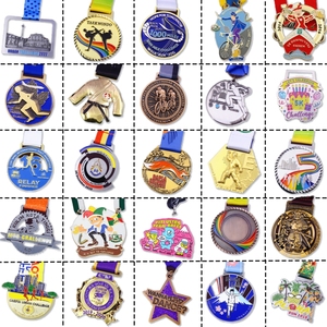 Nuevo <span class=keywords><strong>VIP</strong></span> Custom Football Gold 3D Logo Medalla Metal Casting Soccer Sports Award Medallas con cinta - Product Image 6