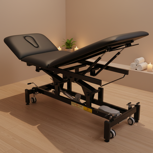 <span class=keywords><strong>Table</strong></span> <span class=keywords><strong>de</strong></span> <span class=keywords><strong>massage</strong></span> <span class=keywords><strong>électrique</strong></span> <span class=keywords><strong>de</strong></span> physiothérapie moderne et bon marché, 3 sections, lit d'acupuncture, lit facial - Product Image 1