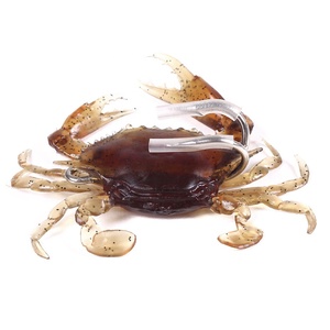 Soft Fishing Crab Lures 8cm 19g Artificial Bait with Hooks Lure Carp Soft Fishing Lure molds soft plastic