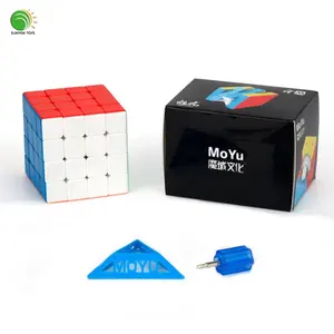 MOYU Meilong M 4 M 4x4x4 manyetik sihirli küp bulmaca oyuncaklar çocuklar için eğitici