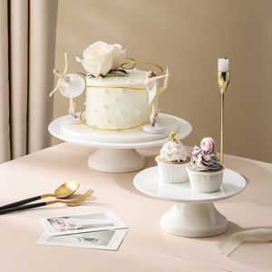 European Wedding Cake <strong>Dessert</strong> Table Display Shelf Ceramic Plate Sample Decoration Multi-layer <strong>Dessert</strong> <strong>Tray</strong> - Product Image 1