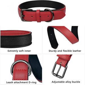 Wholesale Custom Tag Adjustable <b>Dog</b> PU Leather Collar - Product Image 2