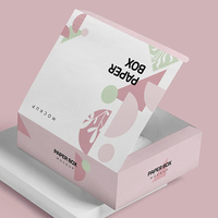 Boîte d'emballage de sous-vêtements pour femmes personnalisée boîte de papier d'avion de carte blanche matériau écologique personnalisé
