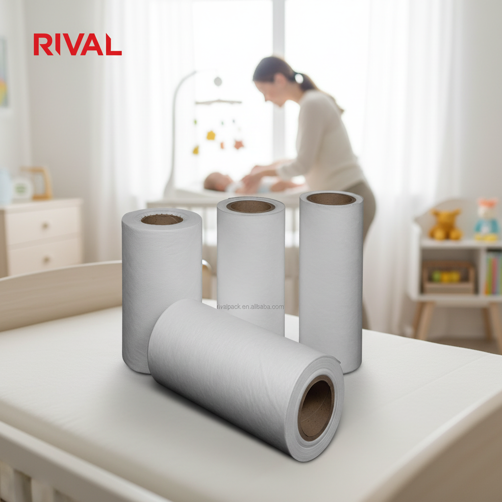 100% Virgin PP Nonwoven Fabric Waterproof Breathable Soft Skin-Friendly For Baby Diapers Disposable Wholesale OEM Custom