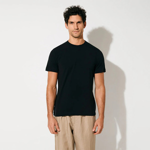 Camiseta Extra Grande Personalizada para Hombre, Camiseta de Alta Calidad de Manga Corta, Camiseta de Lana Merino de Alta Calidad para Hombre - Product Image 2