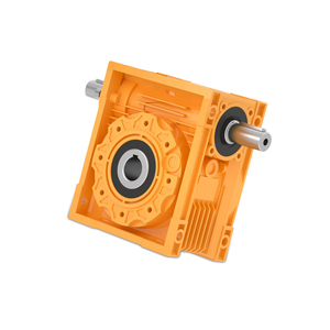 Industrial NRV050 Speed Reducer Gearbox Double Shafts <b>Worm</b> Transmission Metal <b>Gears</b> Cast Iron Material for Construction Gearbox - Product Image 4