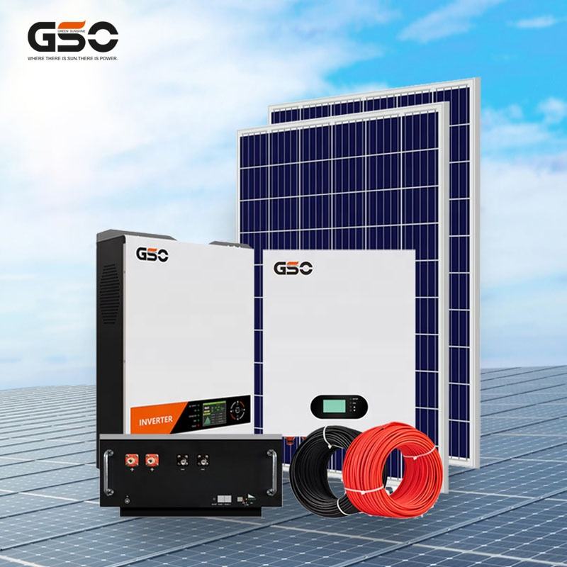 10kw Solar Power System Off-grid 10 kw 12kw 15kw 20kw Solar Panel Kit ...