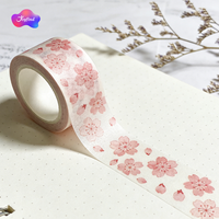 Rubans Washi Personnalisés, Rouleaux d'Autocollants DIY, Décoration de Journal et de Scrapbook, Étiquettes Adhésives Personnalisées, Impression CMYK, MOQ 500 pièces, Fabrication en Usine