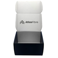 Cajas de Cartón Corrugado Tipo E para Envíos, Color Negro, Recicladas, con Logotipo Personalizado de Alta Calidad, para Empaque de Zapatos
