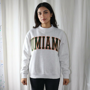 เสื้อฮู้ดดี้ UMIAMI สีสันตามสั่ง ผ้าฝ้าย 100% สำหรับฤดูหนาว ปักลายแบบแอพพลิเค คอเสื้อกว้าง ด้ายละเอียด - Product Image 1