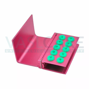 1x Bloc de rangement pour fraises dentaires avec couvercle, autoclavable, boîte organisatrice manuelle pour endodontie, 10/16/24 trous, certifié CE par Vaslcare - Product Image 4