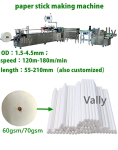 Máquina Automática para Fabricar Palitos de Papel Desechables para Piruletas, Hisopos y Agitadores de Café - Product Image 3