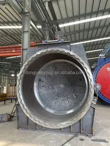 Autoclave de vapor industrial, puerta de utoclave para bloque