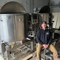 Système de brassage artisanal commercial 3.5BBL SUS304 à 2 cuves, équipement de brassage personnalisable contrôlé par PID pour brasserie artisanale