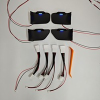 Kit d'éclairage LED pour poignée de porte de voiture Toyota Prado 2024-2025, accessoires d'ambiance intérieure automobile Lmap