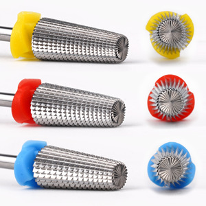 Fraise à ongles en carbure de tungstène 5-en-1 de 3/32 pouces, fraise cylindrique 4XC pour l'élimination rapide du gel dur et de l'acrylique - Product Image 1