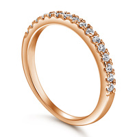 Ensemble de bagues combinées pour femme en argent 925, bague de fiançailles, bague en zircon