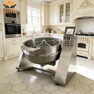 Olla de Freír con Tapa Basculante Automática y Función de Mezcla <span class=keywords><strong>para</strong></span> Producción de Alimentos - Product Image 4