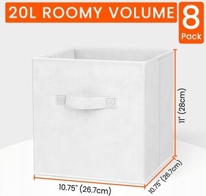 Organizador de Almacenamiento Plegable de Tela con Asas - Product Image 2