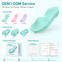OEM Private Label Tragbarer Vibrator für Frauen APP-gesteuerter Slip-Massager Flüsterleiser Wasserdichter Intim-Massagegerät
