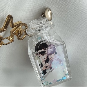Vigreat venta al por mayor lindo Kawaii dibujos animados <span class=keywords><strong>Anime</strong></span> 3D acrílico coctelera llavero personalizado accesorio plástico botella de los deseos - Product Image 6