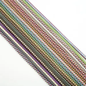 Оптовая продажа, цветной эластичный шнур 3 мм, прочная плетеная эластичная веревка, Круглый эластичный шнур