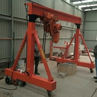 Grue à portique légère simple en acier pour entrepôt personnalisée, capacité de levage de 1 tonne, 2 tonnes, 3 tonnes