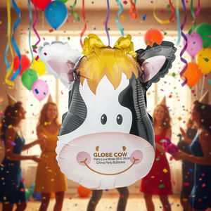 Globo de Vaca para Fiesta, 70 cm, Metálico, Impreso en 4 Colores, Decoración para Fiestas Infantiles - Product Image 2