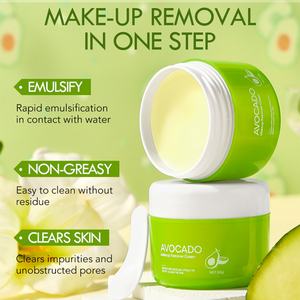 Crème Démaquillante Avocat Non Grasse 50g pour le Visage et le Corps, Nettoyage en Profondeur, Éclaircissante, Vente en Gros Usine - Product Image 4