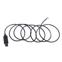 Terminal POS PR608 Câble de console de contrôle de mise à niveau Câble USB vers RS232 RJ12 6P6C