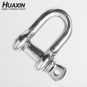 Cường độ cao và đánh bóng thép không gỉ aisi304 chúng tôi loại <span class=keywords><strong>D</strong></span> còng <span class=keywords><strong>G210</strong></span> với vít cổ áo Pin dia. 1/2 - Product Image 2