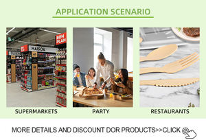 طقم أدوات مائدة محمول فاخر للاستعمال مرة واحدة بشعار مخصص يتضمن ملعقة سكين للطعام والفاكهة والنزهات والحفلات والمطاعم والفنادق - Product Image 6