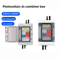Caja Combinadora Fotovoltaica DC-AC de 1 Entrada y 1 Salida, 500V/600V/1000V, IP65, Caja de Distribución Solar