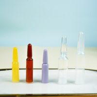 Vente en gros d'ampoules en plastique jetables transparentes de haute qualité pour cosmétiques liquides, de 1,5 ml, 2 ml, 3 ml, 5 ml, avec un grossiste
