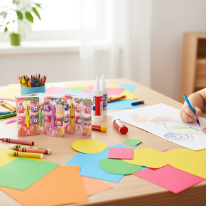 Mi Casita Embossing Scissors Plastic Cartoon Design For Kids Paper Craft 4-6Y - Product Image 2