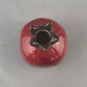 Vendita calda ceramica decorativo melograno <span class=keywords><strong>vaso</strong></span> transfrontaliero per europa & America per soggiorno arredamento con fiori secchi - Product Image 6