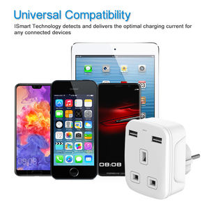 <span class=keywords><strong>Adattatore</strong></span> di alimentazione europeo con messa a terra da 2 USB e USBC <span class=keywords><strong>Adattatore</strong></span> da viaggio Regno Unito a Europa <span class=keywords><strong>Adattatore</strong></span> per spina Germany Spain France <span class=keywords><strong>turchia</strong></span> grecia - Product Image 5