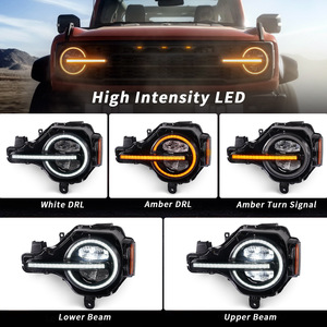 Nuevas llegadas al por mayor, faros para <span class=keywords><strong>Ford</strong></span> <span class=keywords><strong>BRONCO</strong></span> 2021-2023, sistema de iluminación automática, conjuntos de faros de alta calidad - Product Image 4