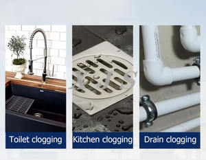 Nettoyeur de vidange électrique automatique Spring Pumbling <span class=keywords><strong>Snake</strong></span> Drain Pipe Cleaner Machine de nettoyage de vidange d'égout - Product Image 6