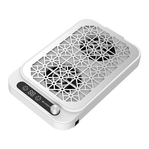Colector <span class=keywords><strong>de</strong></span> Polvo para Uñas 858-20 con Ventiladores <span class=keywords><strong>de</strong></span> Turbina Dobles sin Escobillas, Extracción <span class=keywords><strong>de</strong></span> Polvo <span class=keywords><strong>de</strong></span> Grado Profesional para Técnicos <span class=keywords><strong>de</strong></span> Uñas - Product Image 4