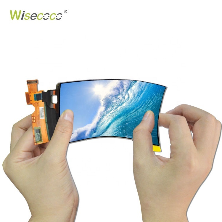 Wisecocoカスタム5.5インチ1440x2560 2kフレキシブルOLEDスクリーン