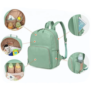 <span class=keywords><strong>Sac</strong></span> <span class=keywords><strong>à</strong></span> <span class=keywords><strong>dos</strong></span> de maternité pour maman <span class=keywords><strong>avec</strong></span> doublure en coton, en cuir PU, motif géométrique, imperméable, <span class=keywords><strong>avec</strong></span> cadre interne, organisateur pour bébé - Product Image 3